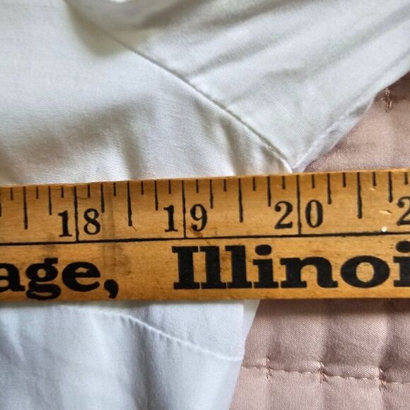 EUC MUDPIE WHITE EMBROIDERED BELL SLEEVES VINTAGE STYLE DRESS SIZE M - Picture 16 of 16